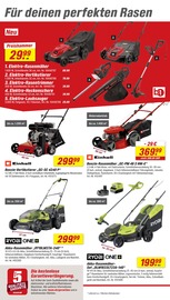 Akku Rasenmäher im toom Baumarkt Prospekt in Bensheim Aktueller toom Baumarkt Prospekt mit Akku Rasenmäher, "Respekt, wer's selber macht.", Seite 8