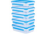 N10307 Clip & Close MEALPREP-Set 5-tlg Frischhaltedosen Transparent/Blau im MediaMarkt Saturn Prospekt N10307 Clip & Close MEALPREP-Set 5-tlg Frischhaltedosen Transparent/Blau von EMSA im aktuellen MediaMarkt Saturn Prospekt für 17,99 €