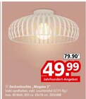 Deckenleuchte "Mogano 3" im aktuellen Segmüller Prospekt
