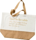 Strand-/Badetasche Jute gold von Vito & Joe im aktuellen dm-drogerie markt Prospekt