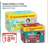 Windeln Angebote von Pampers bei GLOBUS Neubrandenburg für 18,88 €