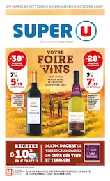 Prospectus Super U à Labège, "Votre foire aux vins", 72 pages, 24/09/2024 - 06/10/2024