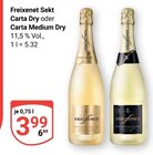 Sekt Carta Dry im Angebot bei GLOBUS in Gera Sekt Carta Dry Angebote von Freixenet bei GLOBUS Gera für 3,99 €