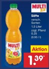 Säfte Angebote bei Netto Marken-Discount Altenburg für 1,39 €