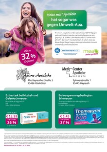 Aktueller mea - meine apotheke Prospekt "Unsere Oktober-Angebote" Seite 1 von 4 Seiten für Glashütten