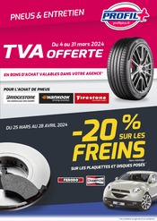 Catalogue Garages & Automobile Profil Plus en cours à Montmorency et alentours, "TVA OFFERTE", 1 page, 04/03/2024 - 31/03/2024