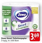 Smart Toilettenpapier Angebote von Zewa bei EDEKA Freiburg für 3,69 €