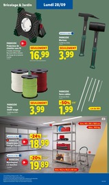 Promos Meuble De Jardin dans le catalogue "Économisez tout de suite !!" de Lidl Meuble De Jardin en promo dans le catalogue Lidl à la page 51