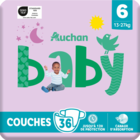 COUCHES AUCHAN BABY - AUCHAN BABY en promo chez Auchan Hypermarché Herblay à 10,14 €