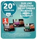20% versés sur ma carte u sur une selection de la gamme marinée l'absolu socopa - L'ABSOLU SOCOPA - Super U à Marseille 20% versés sur ma carte u sur une selection de la gamme marinée l'absolu socopa - L'ABSOLU SOCOPA en promo chez Super U Marseille