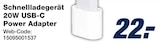 Schnellladegerät 20W USB-C Power Adapter bei expert im Hoyerswerda Prospekt für 22,00 €
