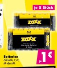 Zink Kohle Batterien AA Angebote von Zoxx bei Mäc-Geiz Pirna für 1,00 €