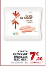 Filets de Poulet Surgelés - Prix Mini en promo chez U Express Boulogne-Billancourt à 7,80 €