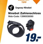 Ninebot Zahlenschloss im Angebot bei expert in Görlitz Ninebot Zahlenschloss Angebote von Segway-Ninebot bei expert Görlitz für 19,00 €