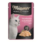 Miamor Feine Filet Thunfisch & Krebs 100 g im Angebot bei Zookauf in Hemer Miamor Feine Filet Thunfisch & Krebs 100 g Angebote von Miamor bei Zookauf Hemer für 0,99 €