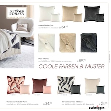 Kissen im aktuellen Zurbrüggen Prospekt (Bremen) Kissen im Zurbrüggen Prospekt "TREND - JOURNAL" mit 116 Seiten (Bremen)