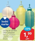 Living & Garden LED Lampion von budni marke im aktuellen budni Prospekt