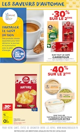 Promos Café Moulu dans le catalogue "AU COEUR DU GOÛT" de Carrefour Market Café Moulu en promo dans le catalogue Carrefour Market à la page 6