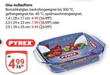 Glas-Auflaufform im Angebot bei GLOBUS in Braunschweig Glas-Auflaufform Angebote von PYREX bei GLOBUS Braunschweig für 4,99 €