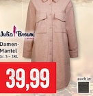 Damen-Mantel im Angebot bei Kaufhaus Stolz in Rostock Damen-Mantel Angebote von Julia Brown by STOLZ bei Kaufhaus Stolz Rostock für 39,99 €