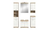 Badmöbel-Set SCHLOONSEE 5 teilig inklusive LED Beleuchtung bestehend aus: Hochschrank WBU Spiegelschrank Unterschrank Hängeschrank Schloonsee im aktuellen Höffner Prospekt für 582,00 €