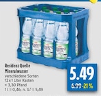 Mineralwasser bei diska im Prospekt "" für 5,49 €