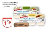 Milch-Quark Minis im Angebot bei GLOBUS in Gera Milch-Quark Minis Angebote von Leckermäulchen bei GLOBUS Gera für 1,19 €