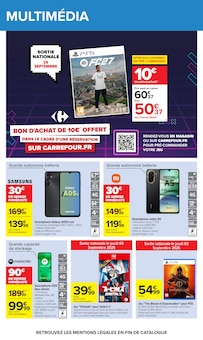 Promotion Console PS5 dans le prospectus Carrefour, valable du 01/09/2026 au 14/09/2026 Promo Console PS5 dans le catalogue Carrefour du moment à la page 70