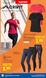 Offre Legging femme dans le catalogue Lidl du moment à la page 38