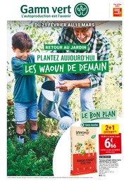Prospectus Gamm vert à Pau, "Retour au jardin", 8 pages, 21/02/2024 - 10/03/2024
