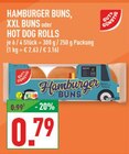 HAMBURGER BUNS, XXL BUNS oder HOT DOG ROLLS Angebote von GUT&GÜNSTIG bei Marktkauf Wuppertal für 0,79 €