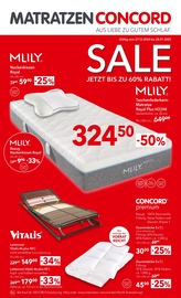 Schlafzimmer im Matratzen Concord Prospekt in Ahaus Aktueller Matratzen Concord Prospekt mit Schlafzimmer, "JETZT BIS ZU 60% RABATT!", Seite 1