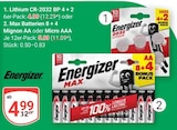 Lithium CR-2032 BP 4 + 2 bei GLOBUS im Prospekt "" für 4,99 €