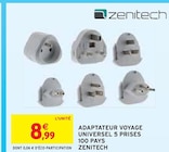 Intermarché Pocé-sur-Cissé - Promo Adaptateur voyage universel 5 prises 100 pays Promo Adaptateur voyage universel 5 prises 100 pays à 8,99 € dans le catalogue Intermarché à Pocé-sur-Cissé