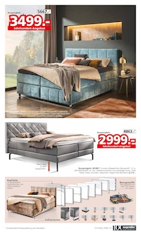 Boxspringbett im aktuellen Segmüller Prospekt (Frankfurt (Main)) Boxspringbett im Segmüller Prospekt "100 Jahre Segmüller Werkstätten" mit 14 Seiten (Frankfurt (Main))