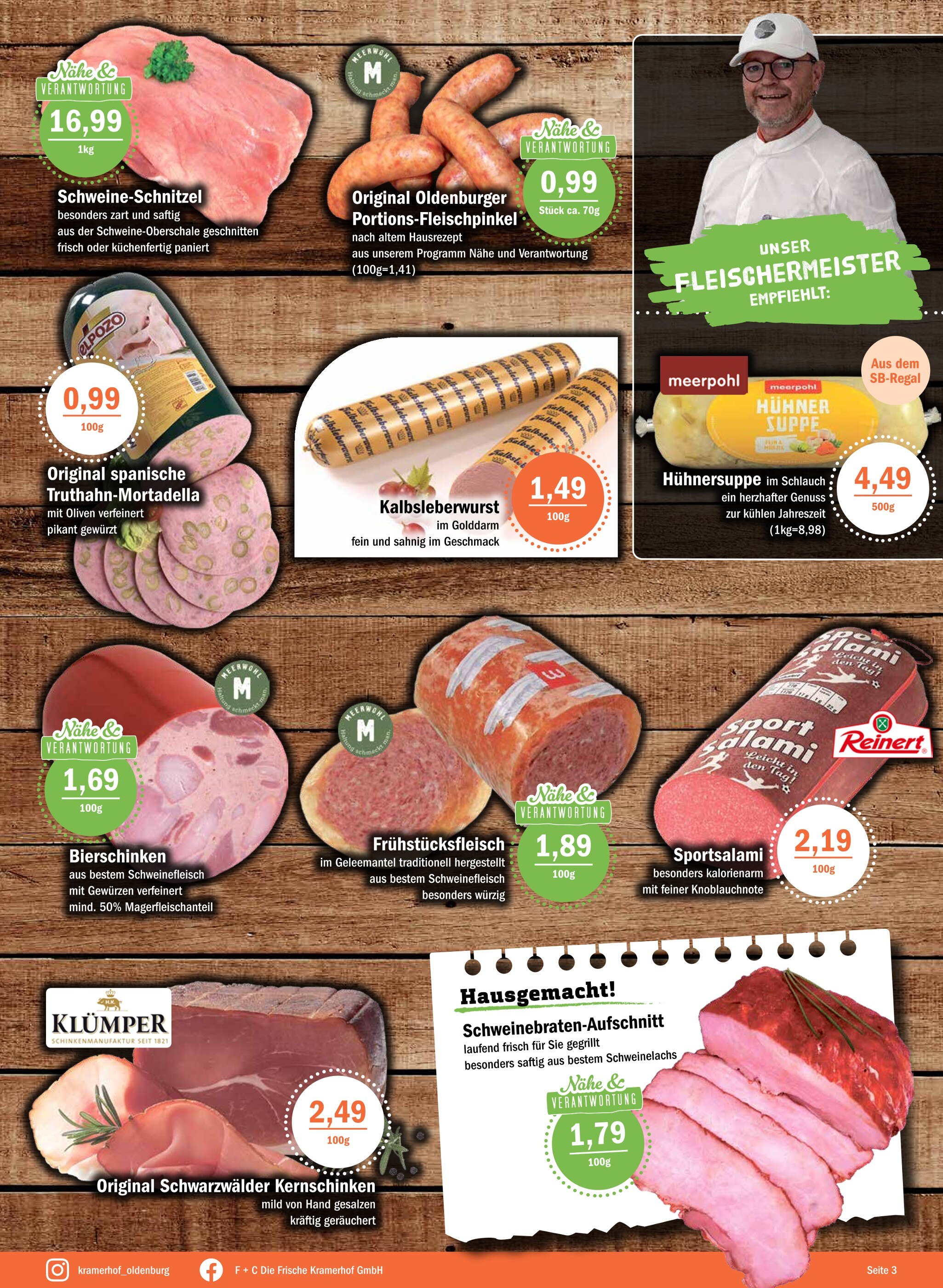 Schweineschnitzel kaufen in Oldenburg - günstige Angebote in Oldenburg | Billiger Montag