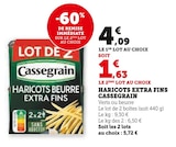 Haricots extra fins - Cassegrain dans le catalogue Super U