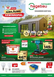 hagebau kompakt Prospekt für Furth im Wald: "UNSER JUBILÄUMSGEWINNSPIEL", 8 Seiten, 28.09.2024 - 05.10.2024