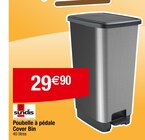 Poubelle à pédale Cover Bin - SUNDIS en promo chez Carrefour Dunkerque à 29,90 €