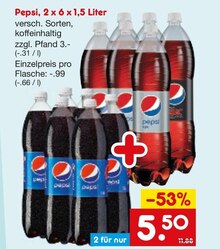 Netto Getränke-Markt Mülheim - Pepsi Pepsi Angebot bei Netto Getränke-Markt Mülheim im Prospekt "Du willst die Umwelt schonen und Mehrweg kaufen? Dann geh doch zu Netto!"