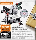 Kappsäge-Set KGS 216 M von METABO im aktuellen OBI Prospekt für 199,99 €