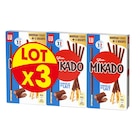 Biscuits nappés "Lot de 3" - MIKADO en promo chez Carrefour Rillieux-la-Pape à 4,24 €