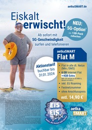 aetka Prospekt für Ludwigsburg: "Eiskalt erwischt!", 1 Seite, 17.11.2023 - 31.12.2023