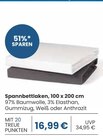 Spannbettlaken, Weiß Angebote bei EDEKA Straubing für 16,99 €