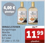 Burgschnaps Marille bei Getränke Quelle WVG im Alsleben Prospekt für 11,99 €