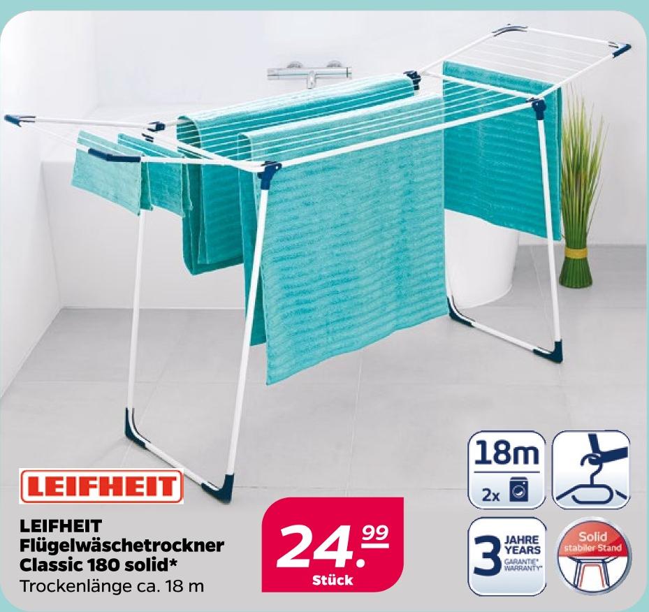 Flügelwäschetrockner Classic 180 solid