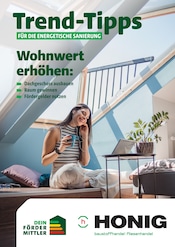 Honig Baustoffe Baumärkte Prospekt der aktuellen Woche mit 24 Seiten, gültig von 16.10.2026 bis 25.10.2026, in Barsinghausen und Umgebung Aktueller Honig Baustoffe Baumärkte Prospekt in Barsinghausen und Umgebung, "Trend-Tipps für die energetische Sanierung" mit 24 Seiten, 16.10.2026 - 25.10.2026