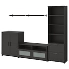 TV-Möbel, Kombination schwarz im Angebot bei IKEA in Finnentrop TV-Möbel, Kombination schwarz Angebote von BRIMNES / BERGSHULT bei IKEA Finnentrop für 225,95 €