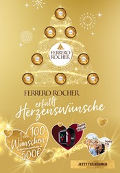 Aktueller Rocher Berlin Prospekt "Ferrero Rocher erfüllt Herzenswünsche" mit 3 Seiten