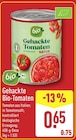 Gehackte Bio-Tomaten im ALDI Nord Prospekt Gehackte Bio-Tomaten von bio im aktuellen ALDI Nord Prospekt für 0,65 €